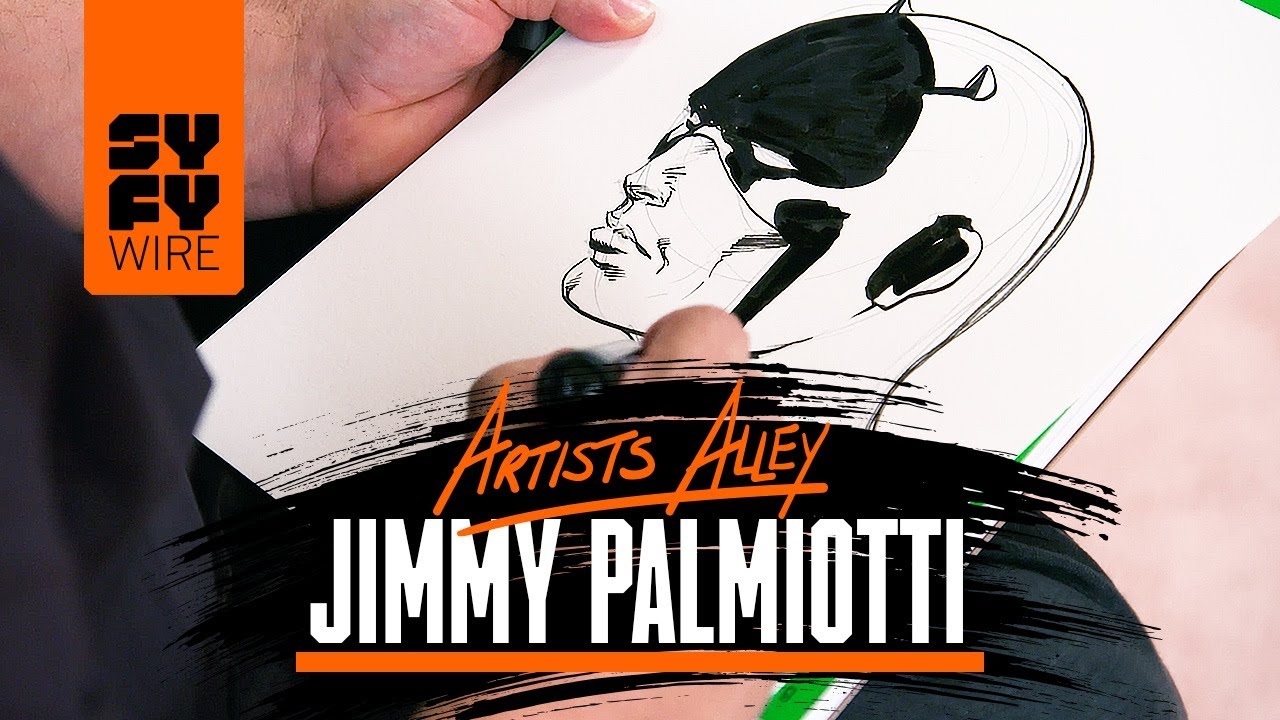 Watch Daredevil Sketched By Jimmy Palmiotti (Artists Alley) | SYFY WIRE