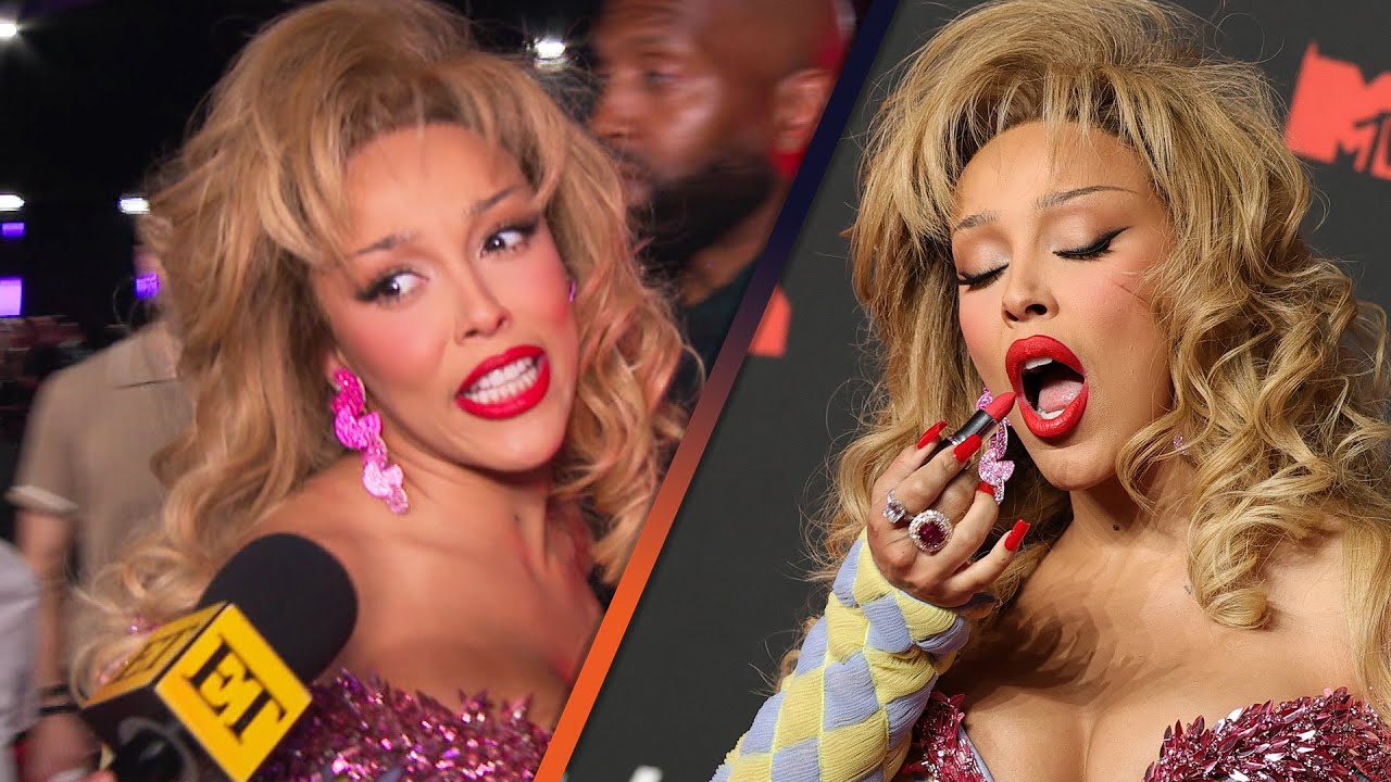 Why Doja Cat ATE Lipstick on the VMAs Red Carpet