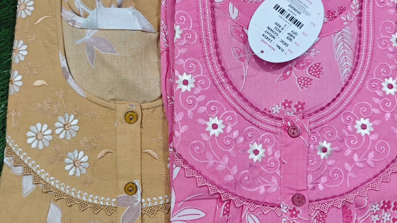 L and XL size spun alpine || crash nighties || budget friendly spun nighties new collection 