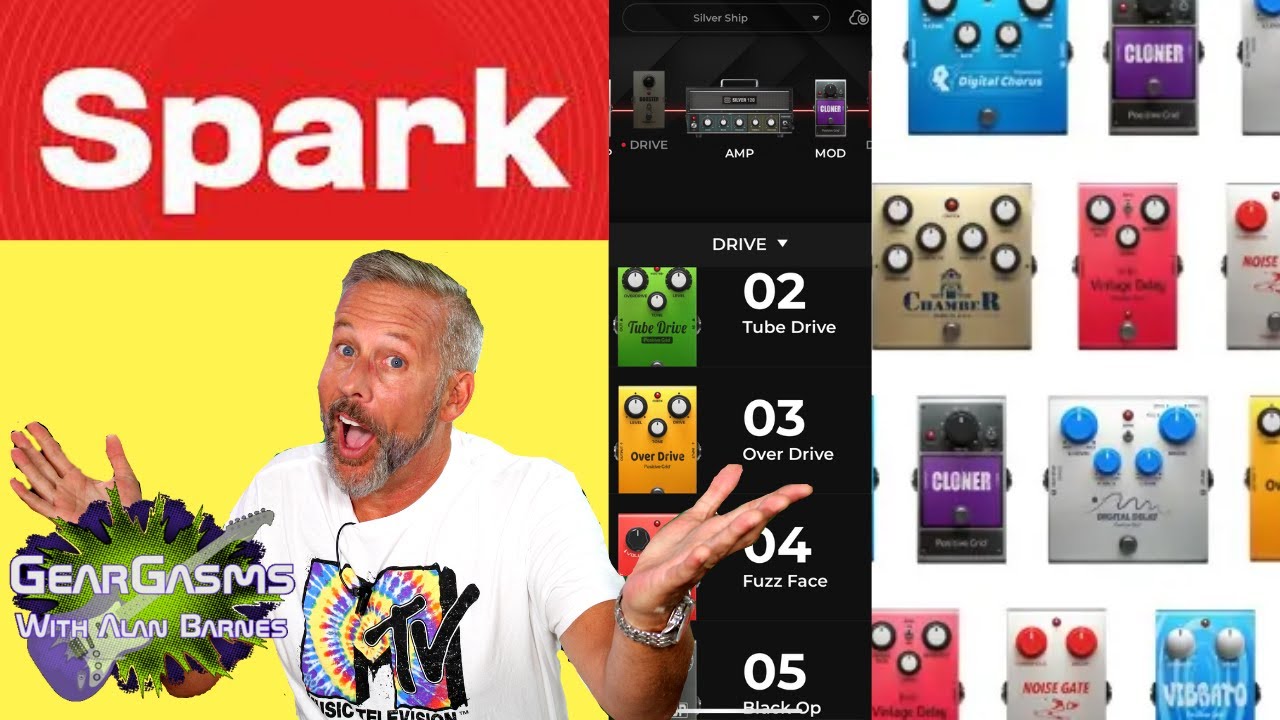 Positive Grid Spark - Just The Pedals!