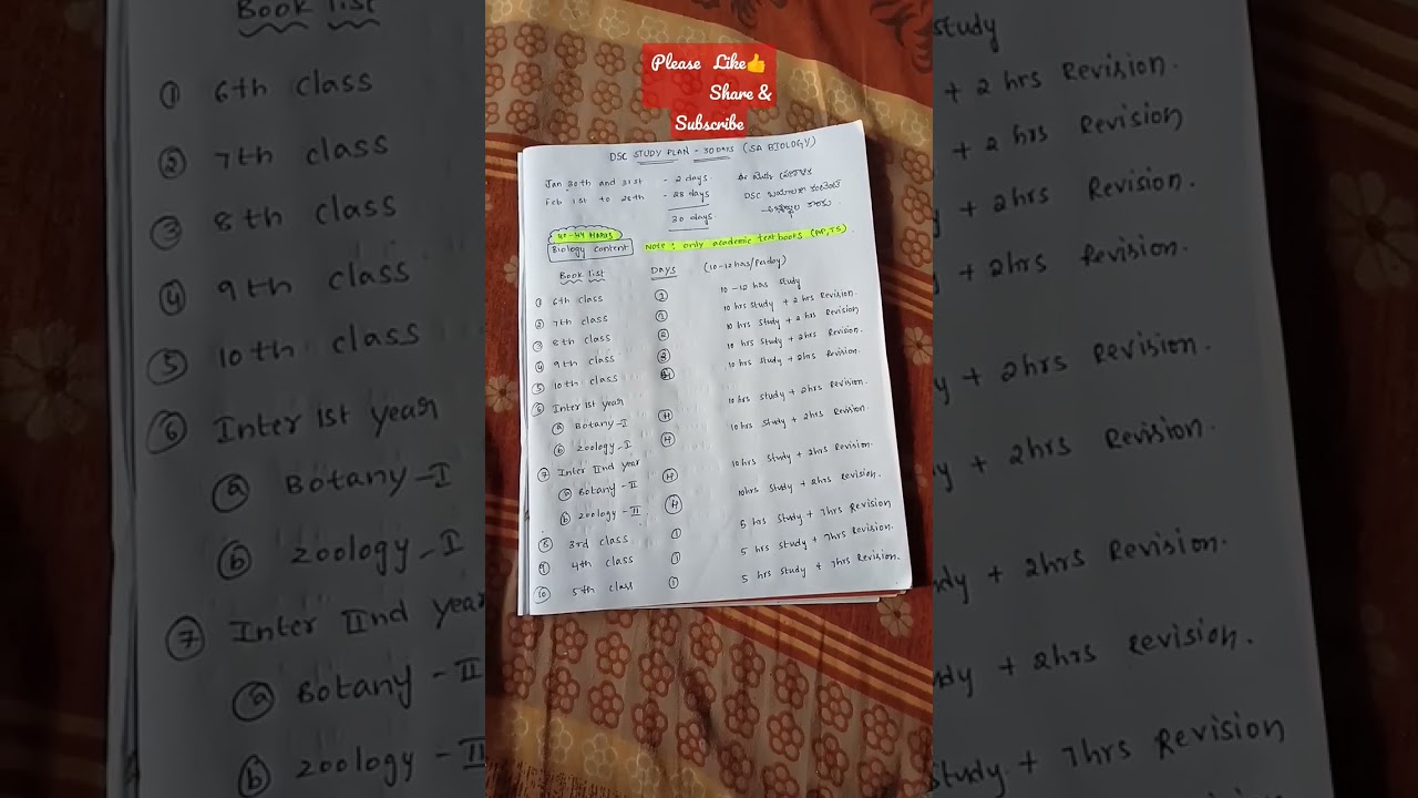 #dsc#SA biology study plan👏😊 #shorts #ytshorts