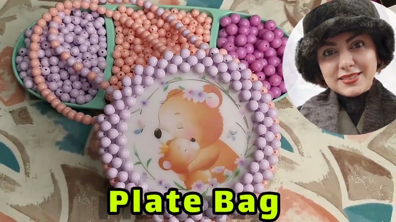 👸🧿Step by Step Tutorial on Beaded Plate Bag by @zarana_diy👛 special points & tricks of plate bags👝