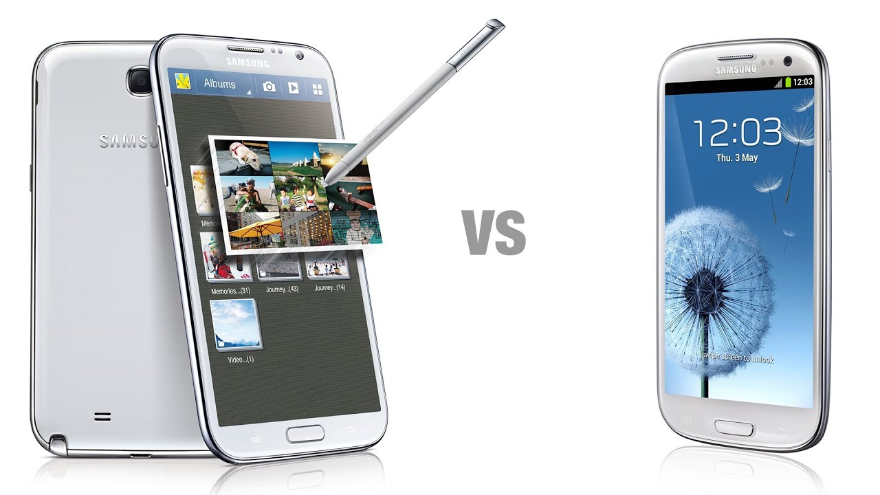 Samsung Galaxy Note II vs Samsung Galaxy S III