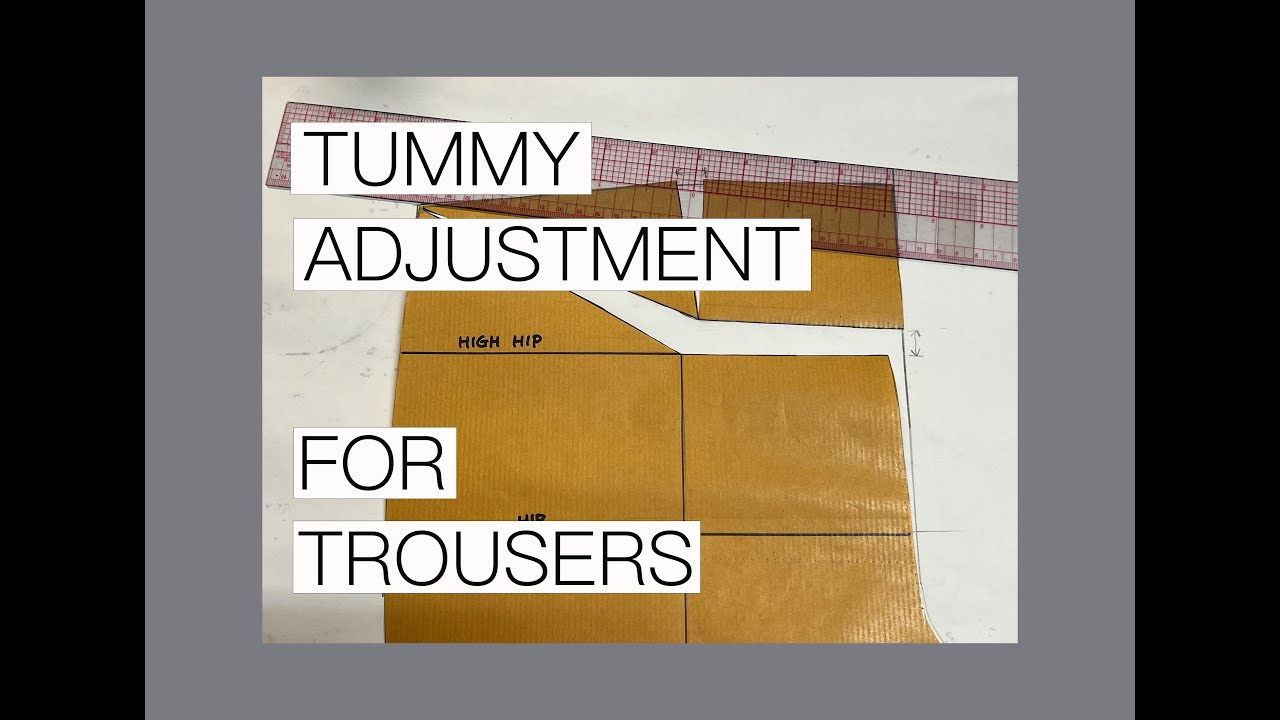 Bespoke Tailoring 107 Tummy Adjustment for Trousers