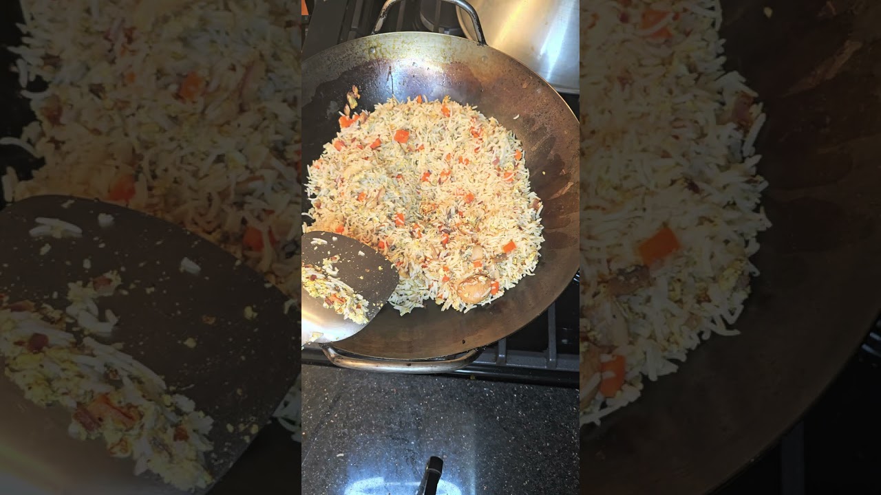 Leftover Chicken Fried Rice 