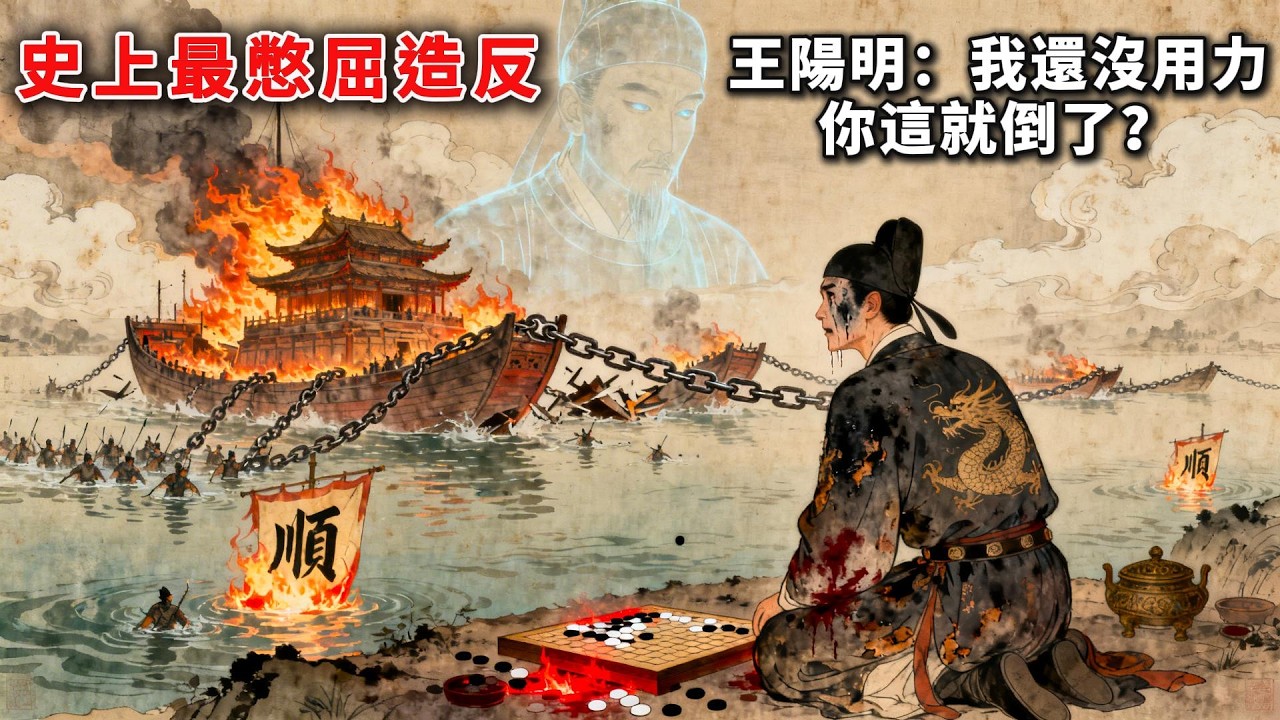 寧王朱宸濠之亂：精心準備10年的造反，為什麼被王陽明用43天就像打地鼠一樣滅了？| 睡前歷史故事