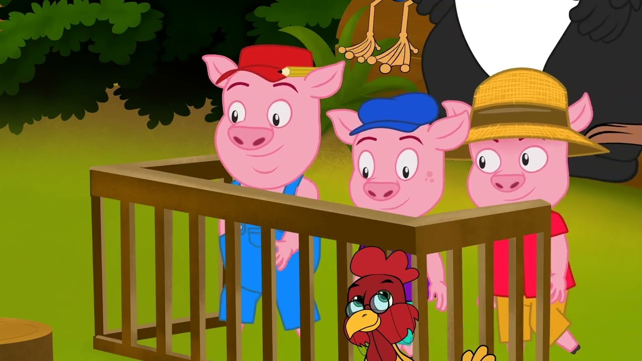 Le grand Méchant loup : Les 3 Lapins + 3 Petits Cochons | Conte | Dessin Animé avec @lesptitszamis