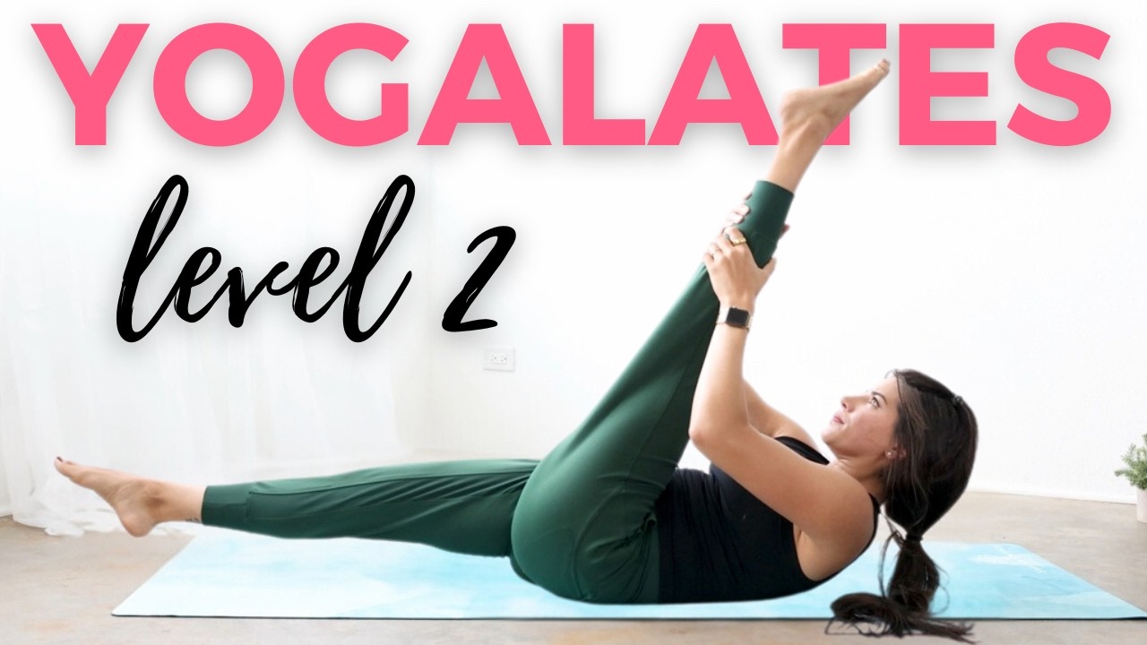 20 min YOGALATES Workout (Level 2) | Full Body Yoga Pilates Fusion