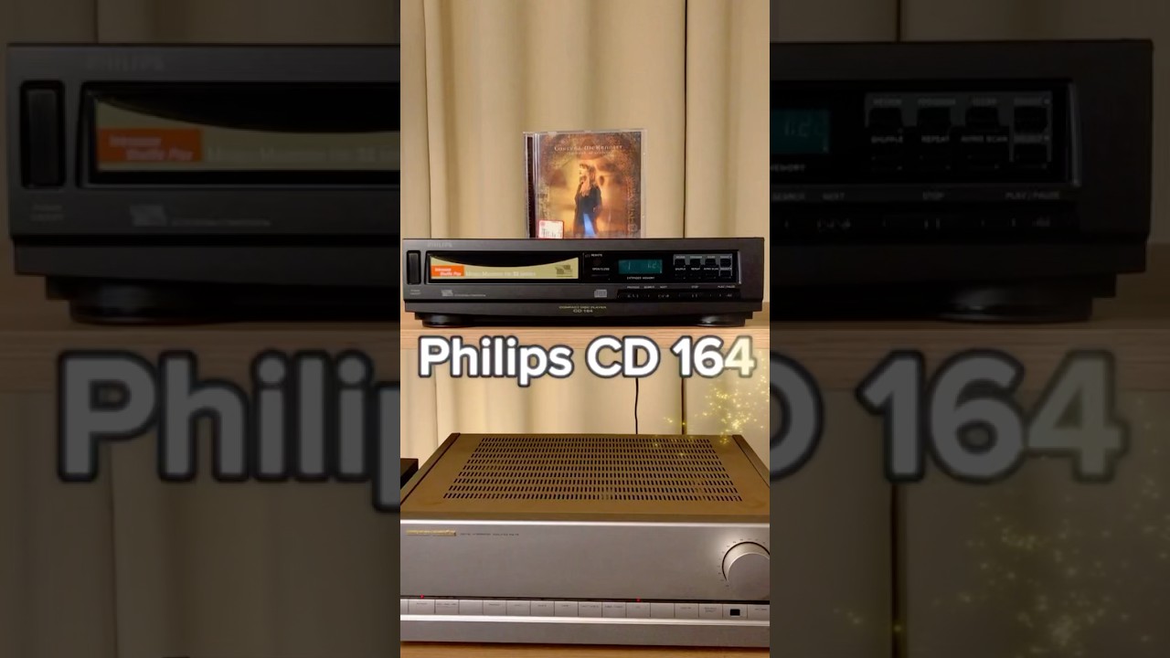 📀 Small but Mighty! The Philips CD-164 CD Player 🎶 #shorts