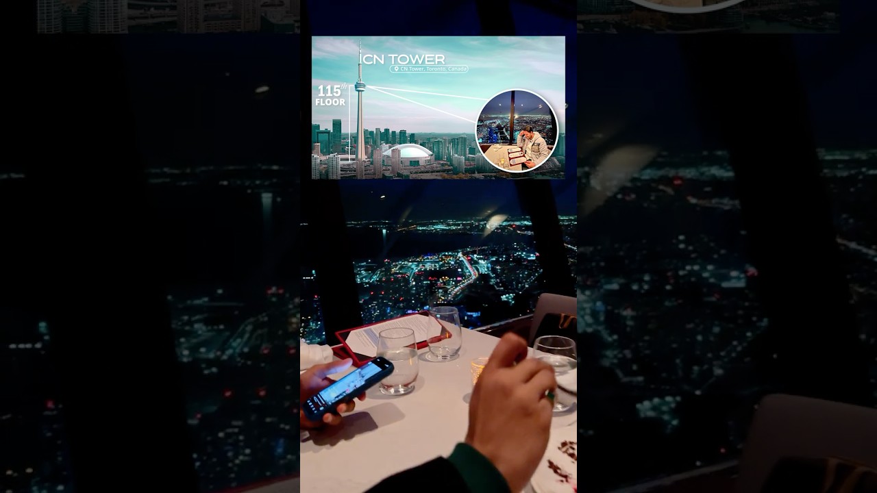 CN Tower ka ye view dekha hai? 😍🔥 Toronto ka BEST experience!