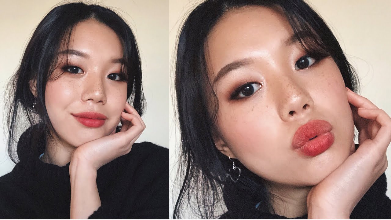 playing around w/ some new korean makeup :-)