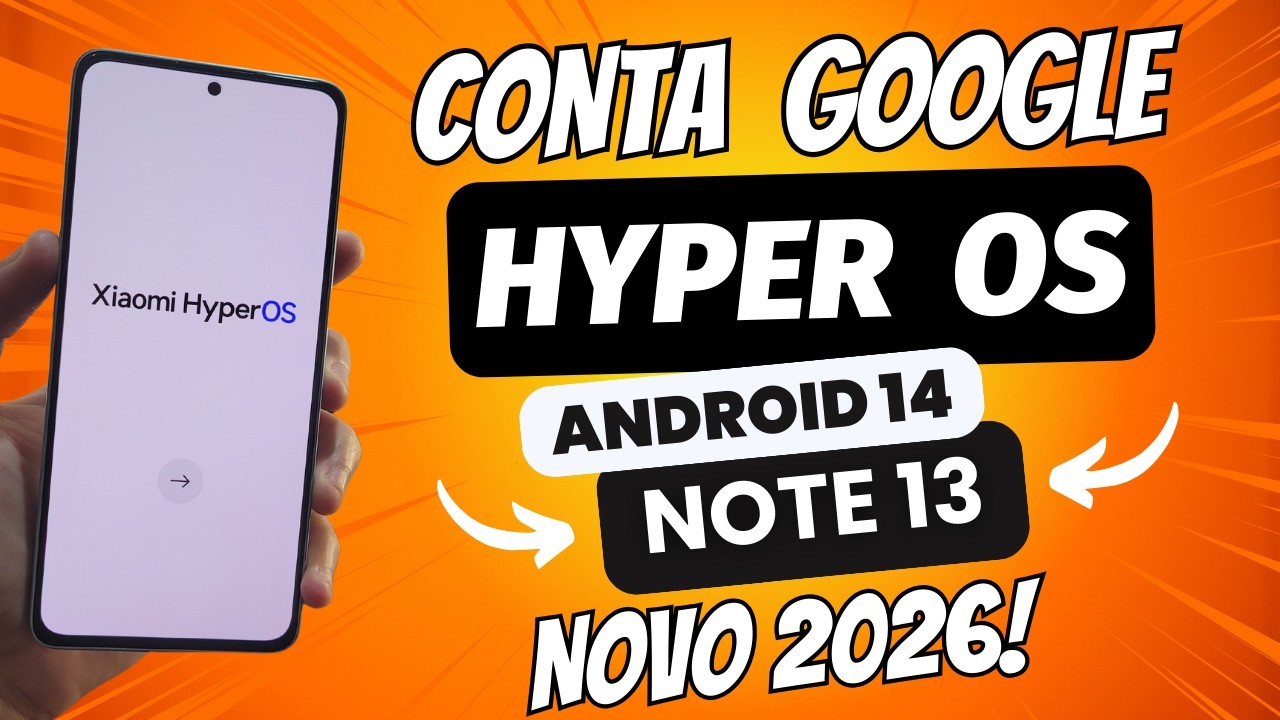 REMOVER CONTA GOOGLE XIAOMI HYPEROS ATUALIZADO 2025 ANDROID 14 SEM PC REDMI NOTE 13/13 PRO/NOTE 12S