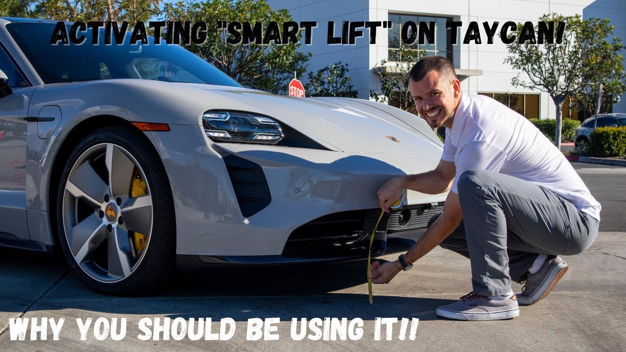 Activating Smart Lift on Your Taycan! What Is It?! How to Save Those Frequently Visited Locations!!