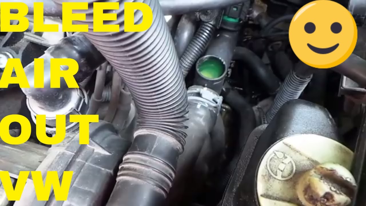 Как удалить воздух из системы охлаждения Volkswagen