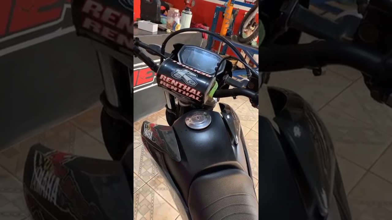 xtz lander com Painel streetfighter original #streetfightermotobrasil modelo sf3