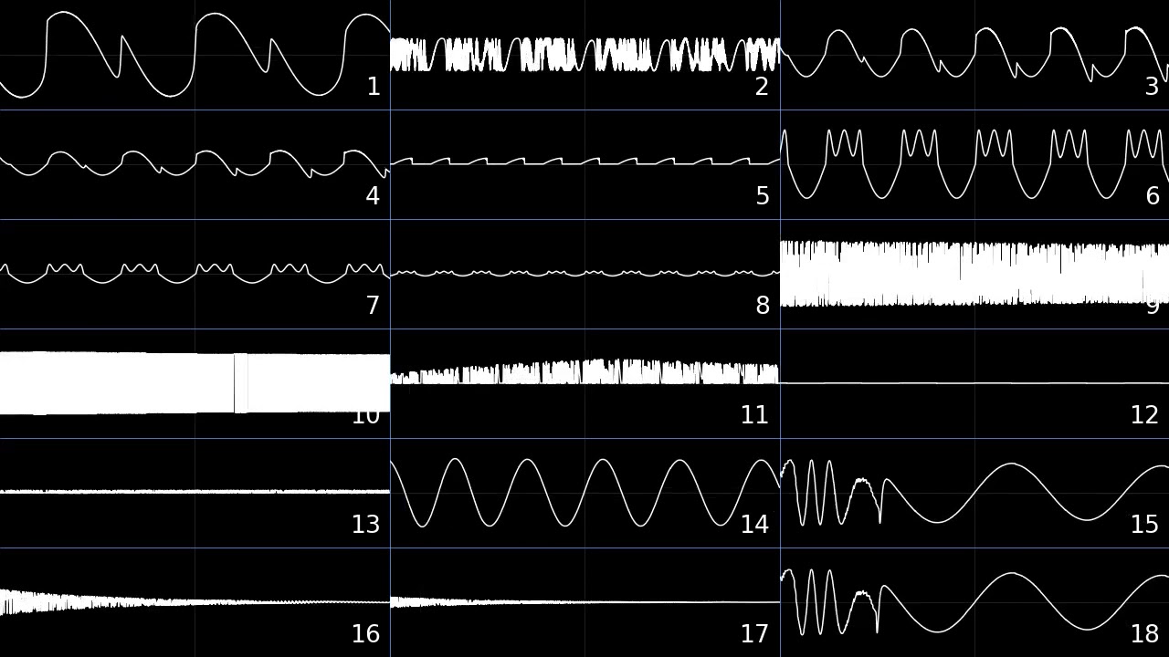 Space Dive - Adlibtracker II - oscilloscope