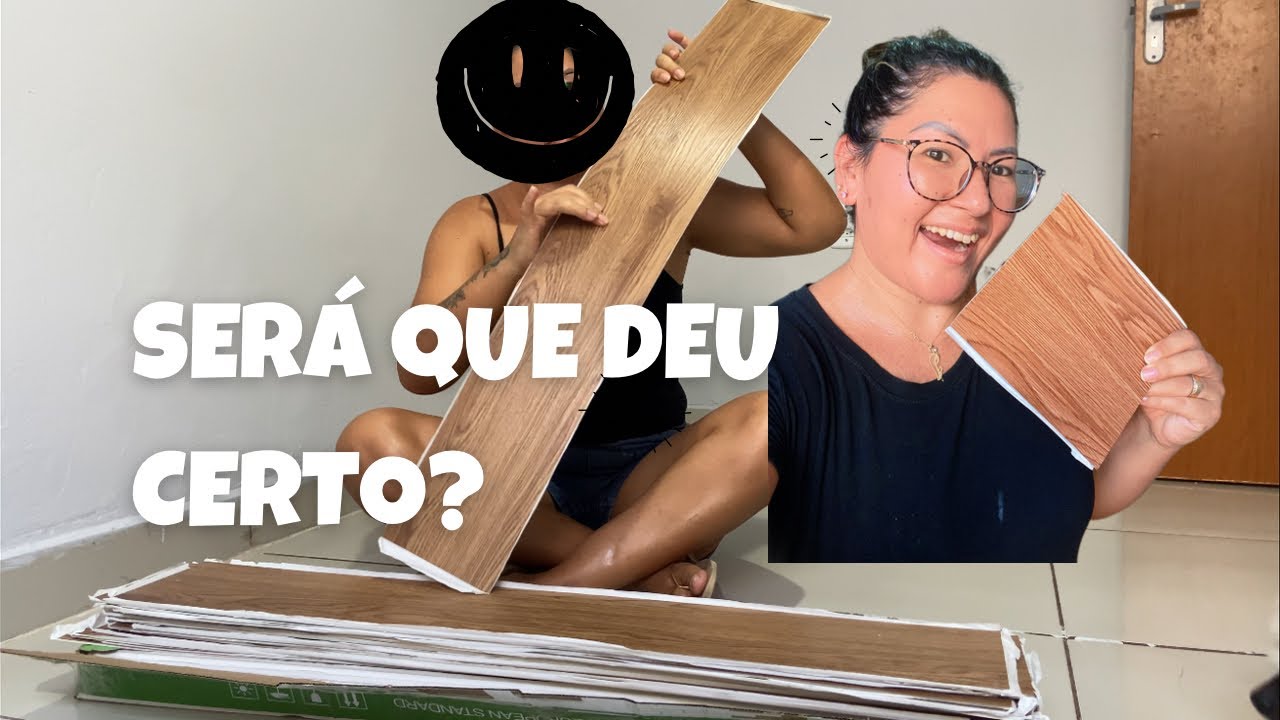 COLOCANDO PISO VINÍLICO NO NOSSO FUTURO CLOSET | #REFORMA
