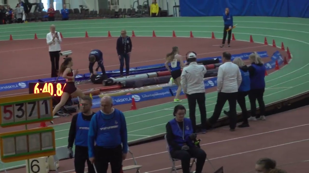 14-15v SM-hallit, N15 800m, 2000m ja 300m, Petra ja Rosanna, Jyväskylä 7.-8.2.2026