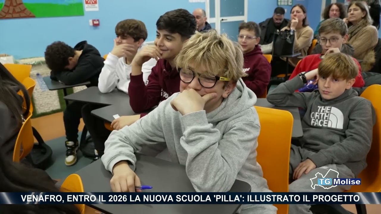Venafro, entro il 2026 la nuova scuola 'Pilla': illustrato il progetto