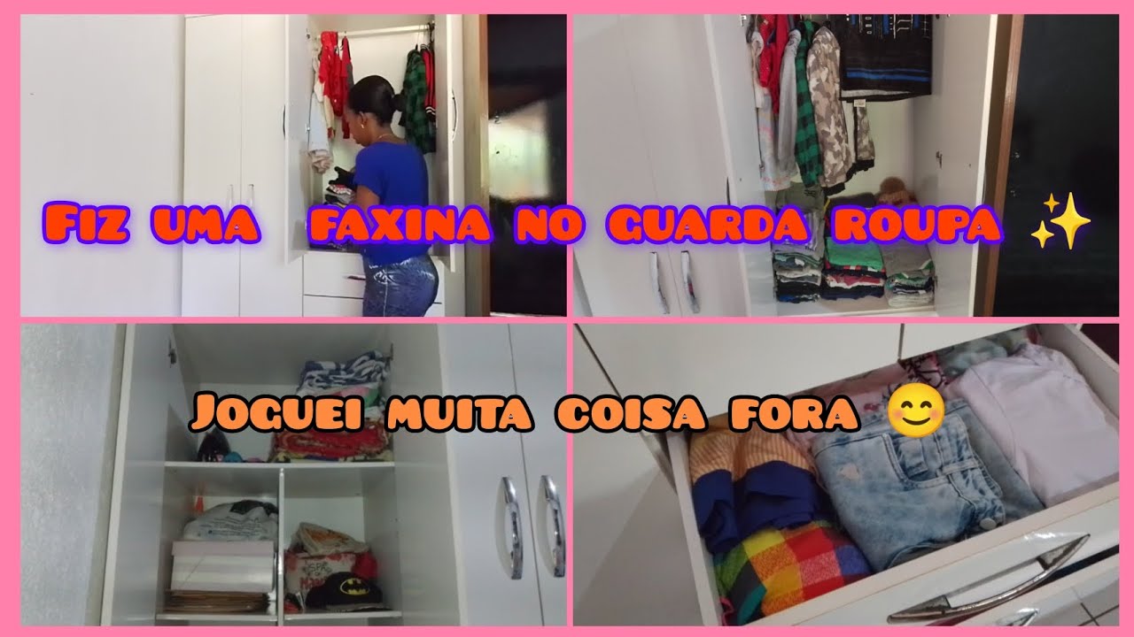 Faxina no guarda roupa das crianças 💖| tive problema com a loja de calçados 👠