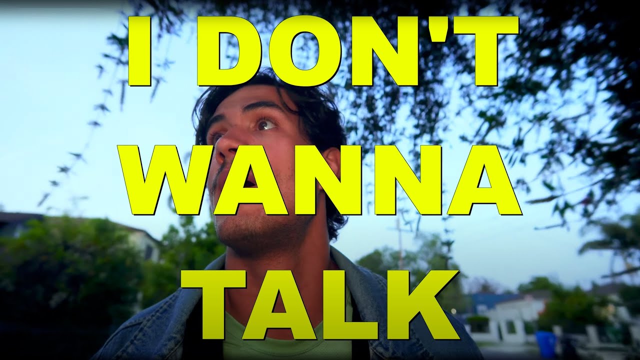 I DON'T WANNA TALK - Carter Vail (lyric video)