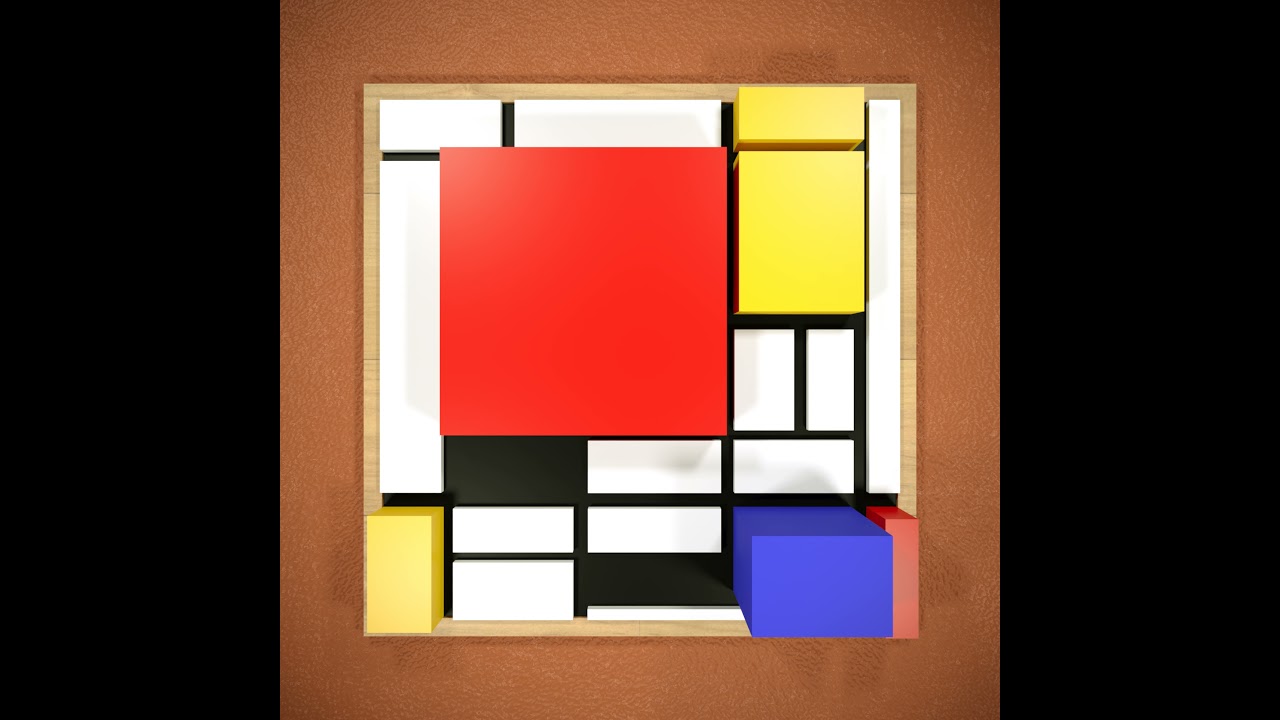 Composition with Red, Yellow, and Blue, Piet Mondrian, 1935-1942