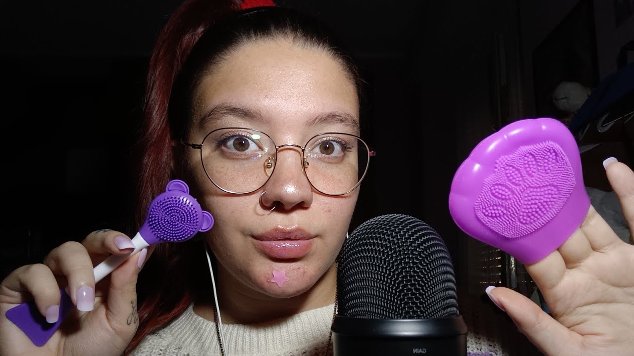 ADDORMENTATI con QUESTI DUE OGGETTI RILASSANTI PER LA SKINCARE (Mic Scratching) 😴💜 | ASMR ITA