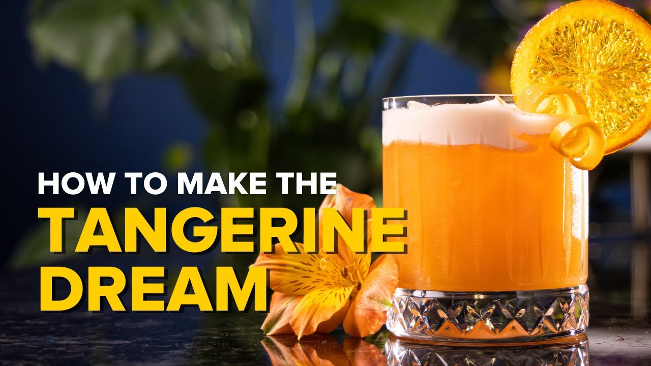 A Citrus Gin Sour Recipe: How To Make The Tangerine Dream Cocktail!