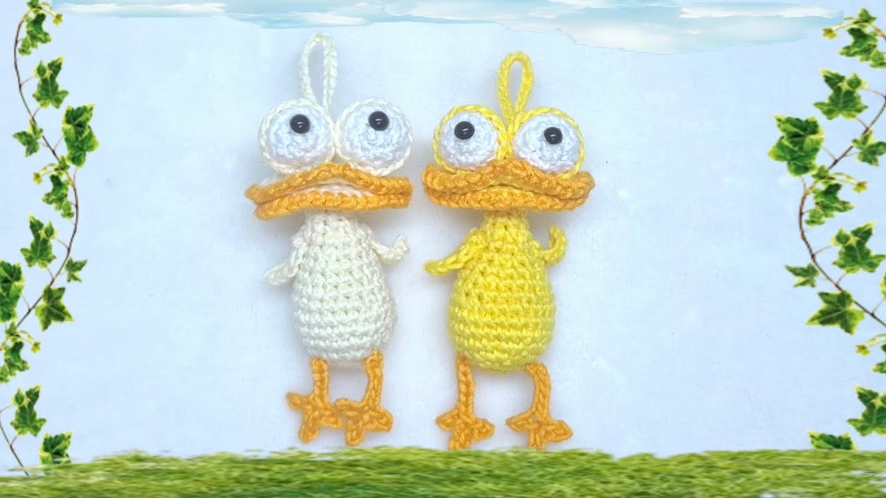 🪿🤪 PATO LOCO LLAVERO AMIGURUMI / TEJIDO FACIL  / TUTORIAL PASO A PASO  🤪🪿