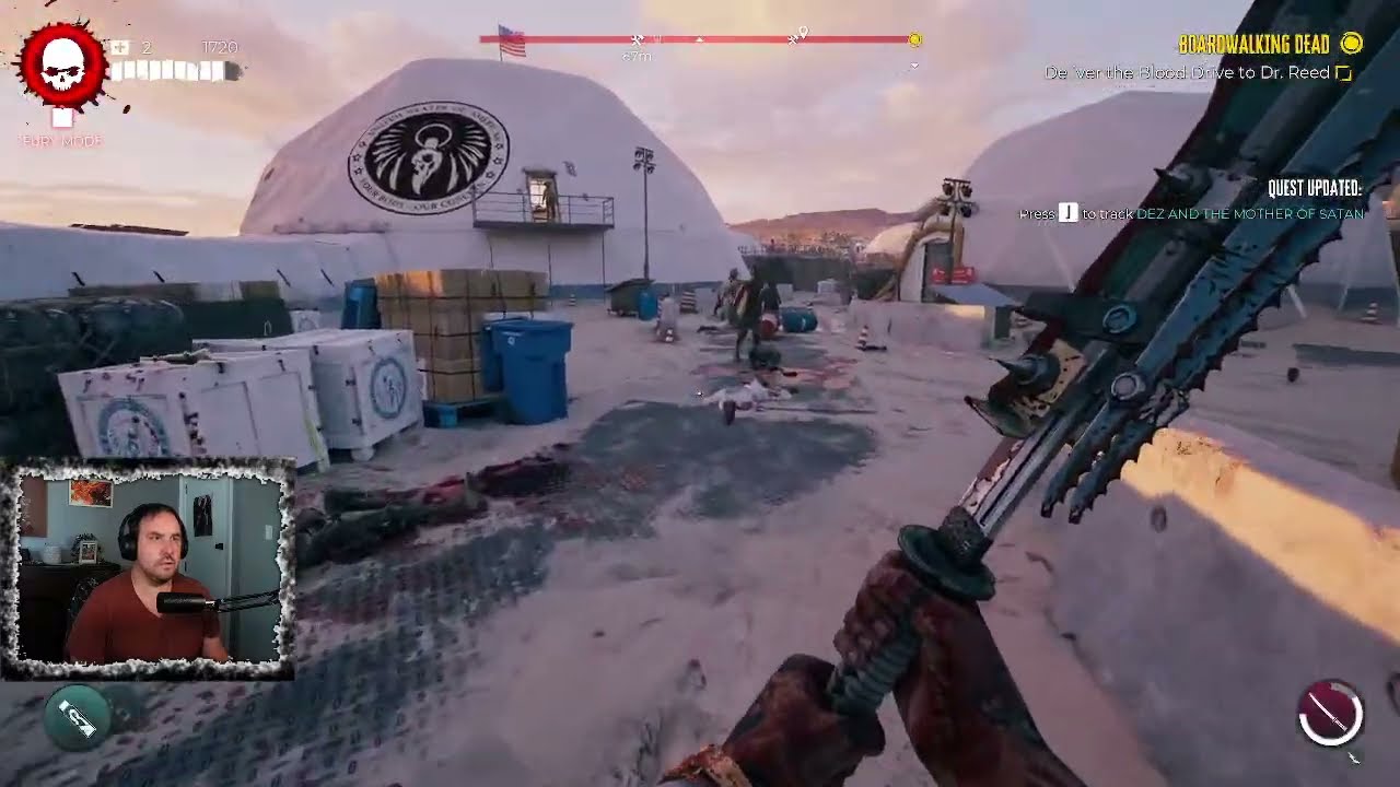 Lets take the blood sample back to Dr Reed I go l Dead Island 2 playthrough Part 12