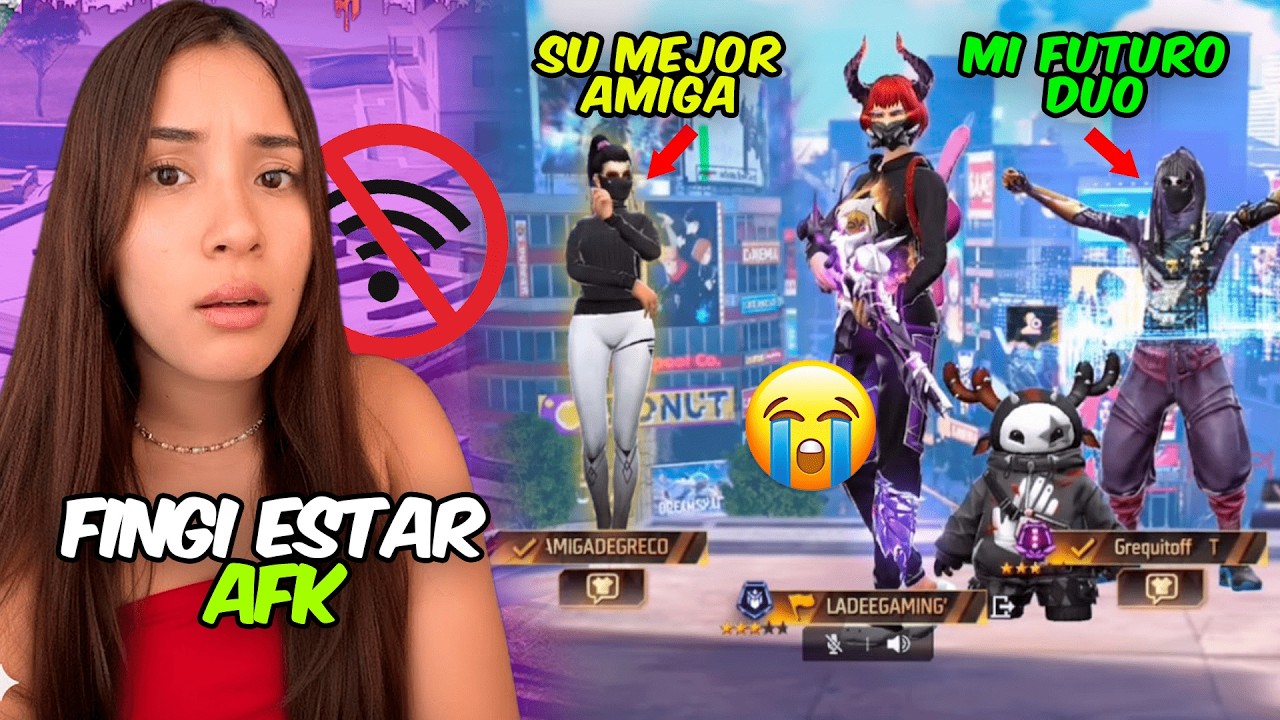 PUSE a PRUEBA a GREQUITO con esta CHICA *Termino sentimental* 💔 LADEE GAMING💔 Free Fire