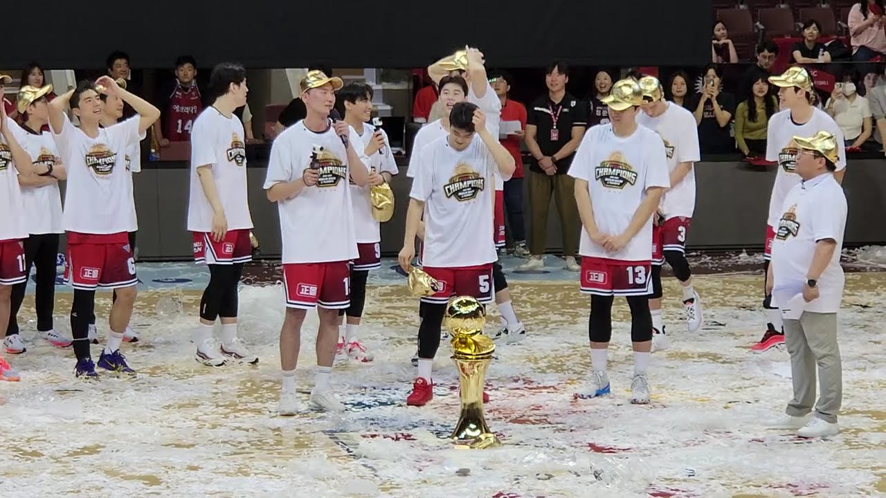 2023.05.07 안양KGC 통합우승 파티🎉🏆🕺