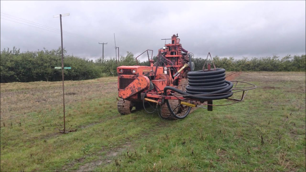 Howard MkV Land Drainage trenching machine chain trencher