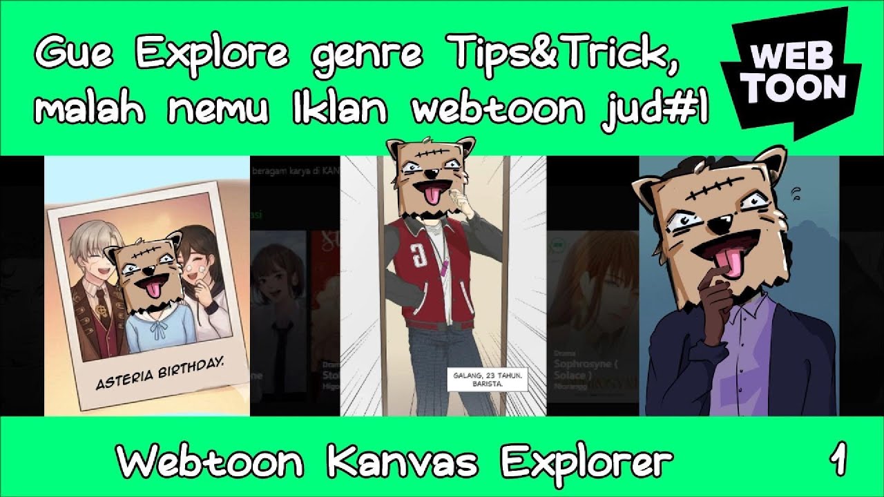 Explore Genre Tips & Trick | Webtoon kanvas explrorer Episode.01