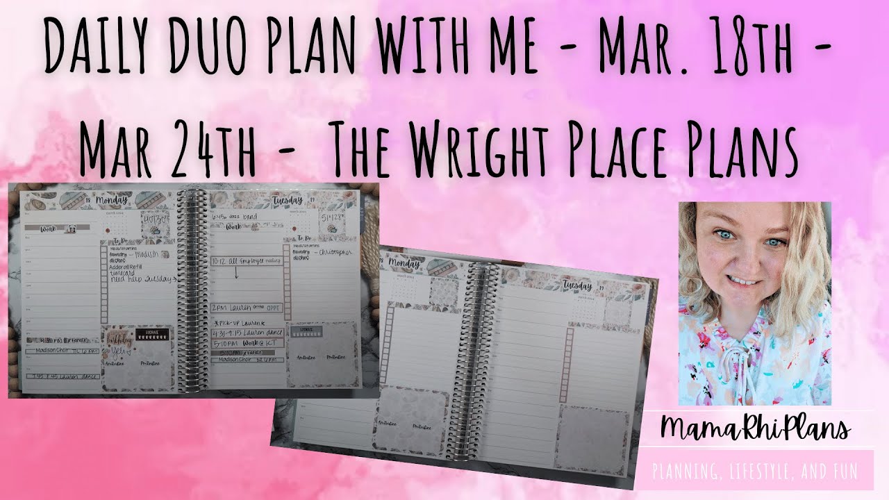 DAILY DUO PLAN WITH ME | ERIN CONDREN 7X9 DAILY DUO | FEAT. 
