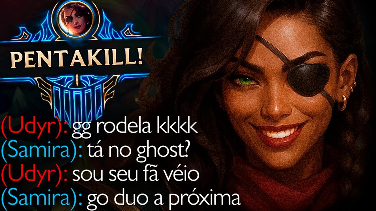 Samira é PENTAKILL FÁCIL se fizer esses itens!