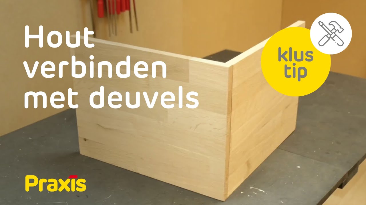 Hout verbinden met deuvels | Klustip Praxis
