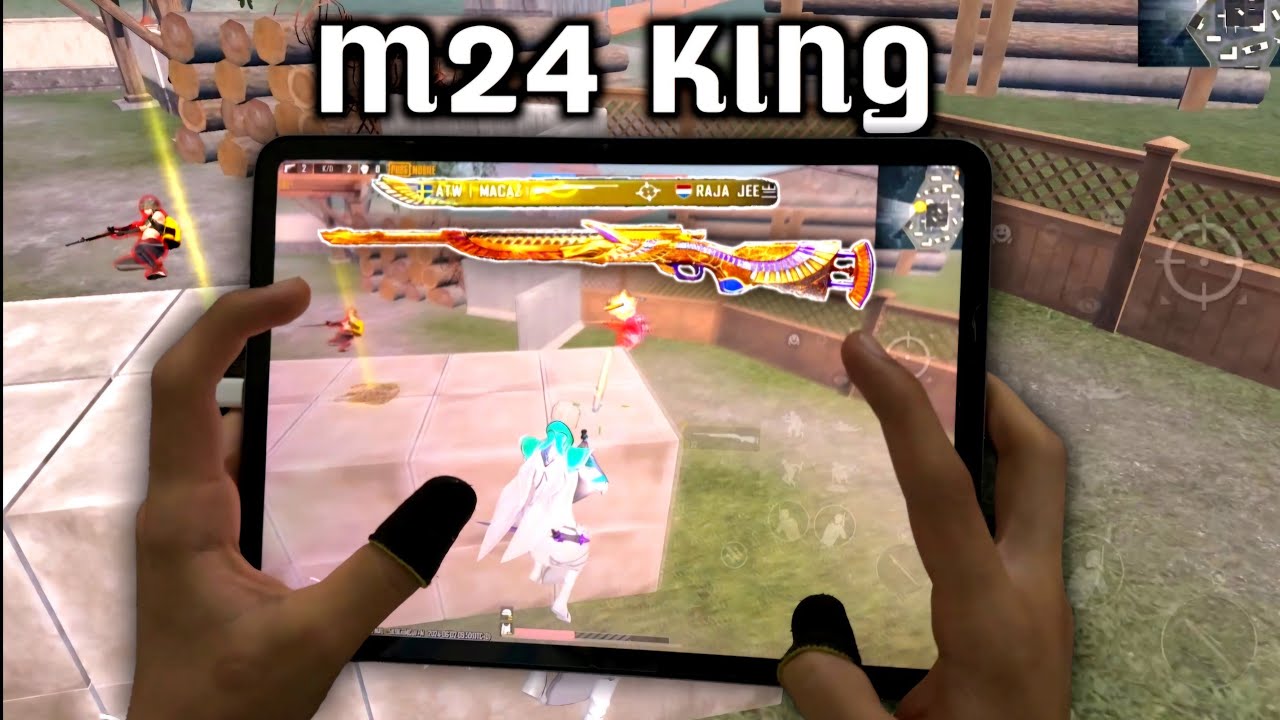 M24 KING IS BACK - 1 VS 3 CHALLENGE | 120 FPS IPAD PRO HANDCAM | PUBG MOBILE
