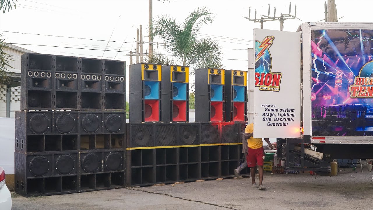 Early Sound System Setup | Hollywood And High Tension Sound System Bog Walk St. Catherine