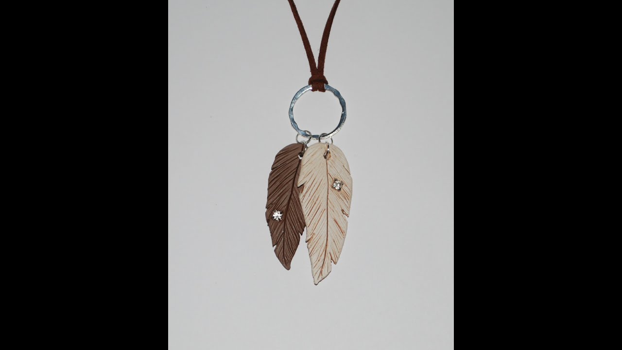 Polymer Clay Feather Pendant Tutorial (Part 2 of 2)