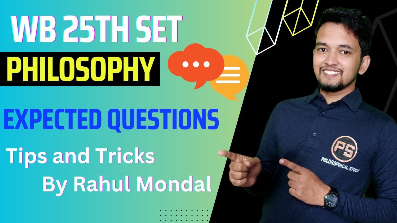West Bengal 25th SET EXAM || WB SET EXPECTED QUESTIONS with explanation || tips and tricks by Rahul