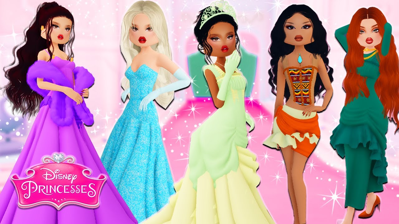 DISNEY PRINCESS CHALLENGE PT 2 IN DRESS TO IMPRESS