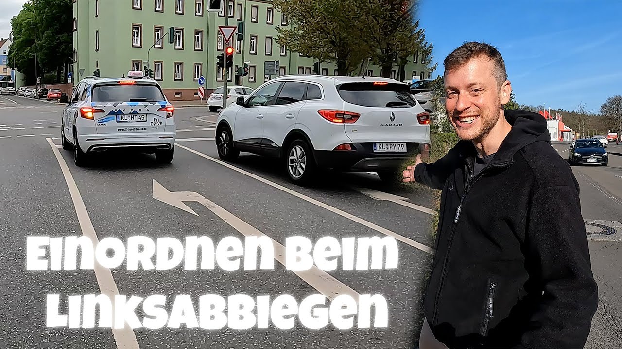 EINORDNEN beim Linksabbiegen