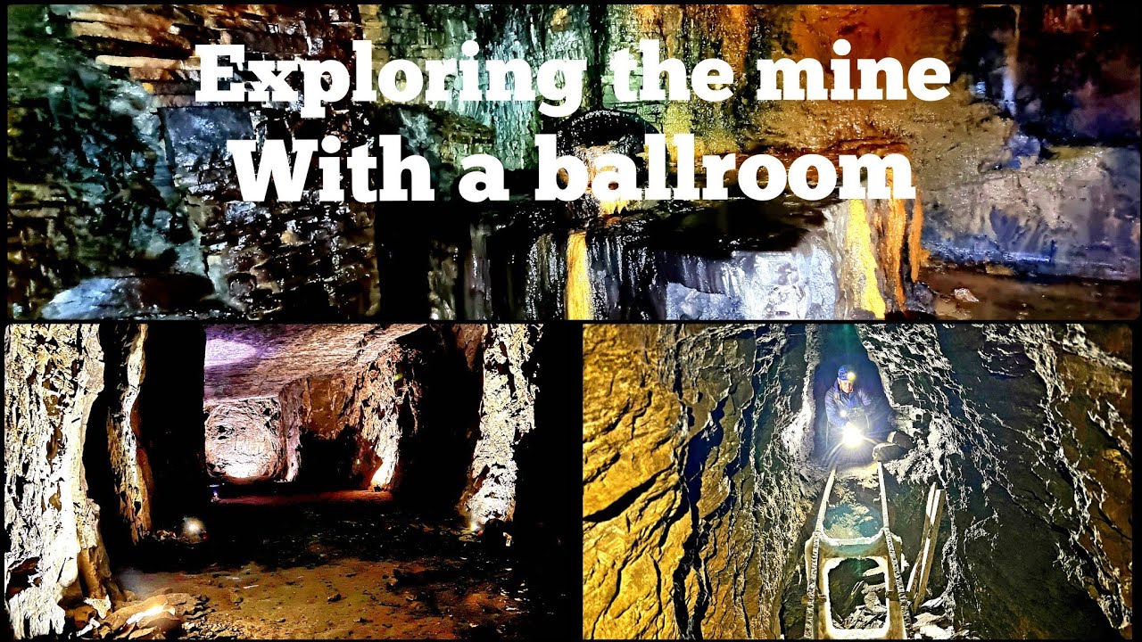 Exploring the mine with a ballroom #mines #underground #abandoned #industrialheritage