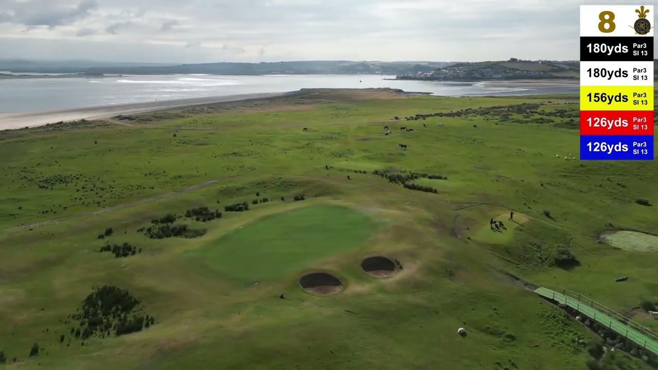 Royal North Devon Golf Club - Complete 1-18 Course flyover July 2024
