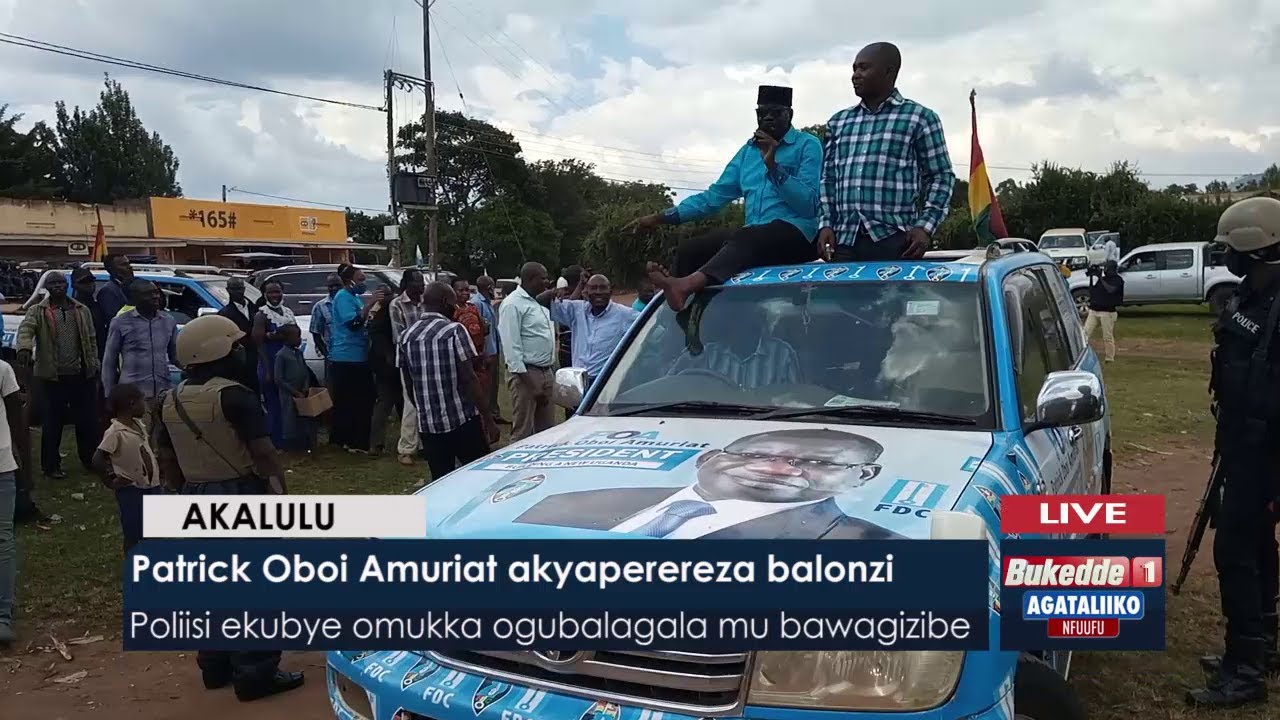 Agataliikonfuufu: Patrick Oboi Amuriat akyaperereza balonzi.