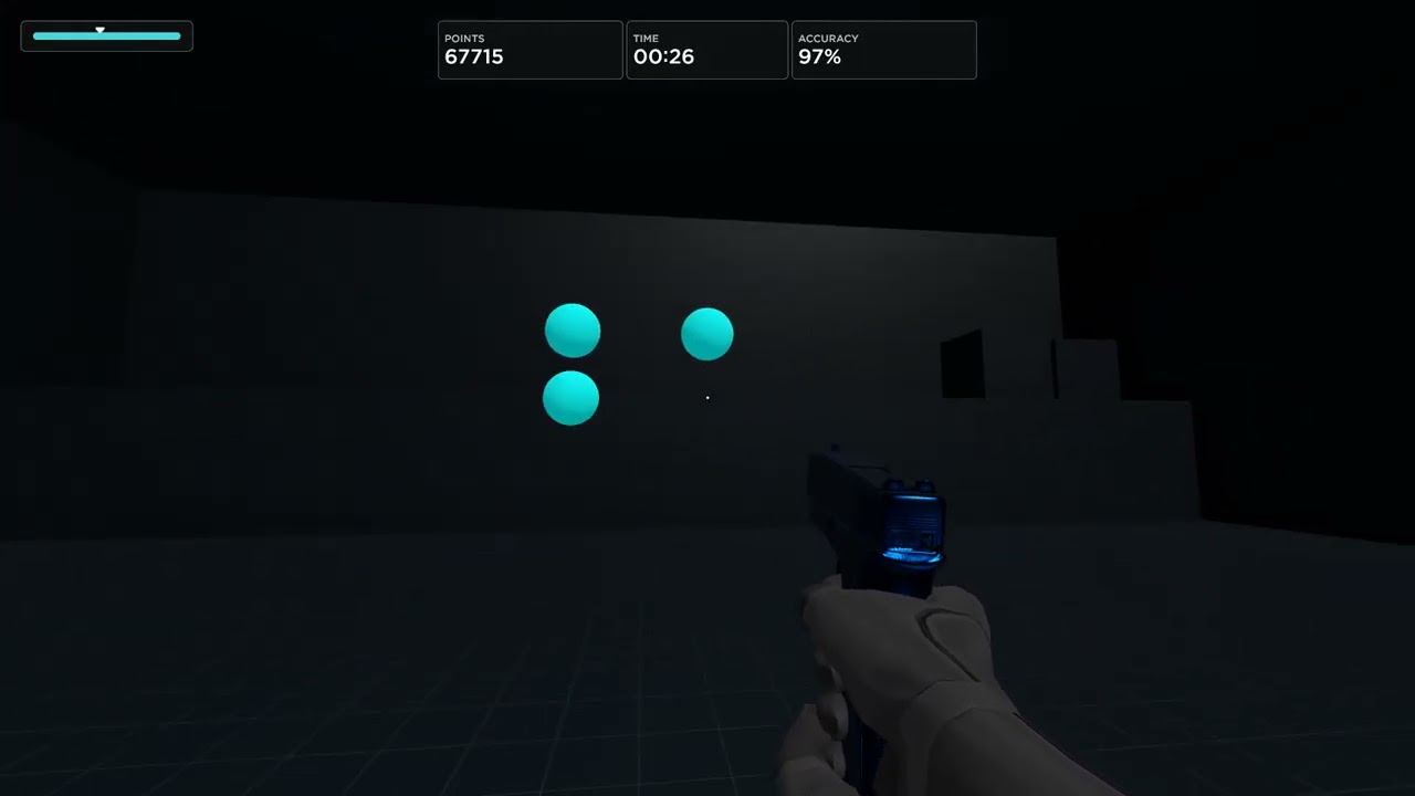 Aimlab gridshot warmup.