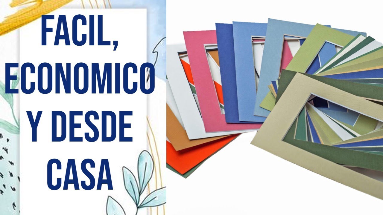 ¿COMO HACER UN PASPARTU PARA TUS PROYECTOS O ILUSTRACIONES? 💕 #crossstitch #ENMARCAR #manualidades