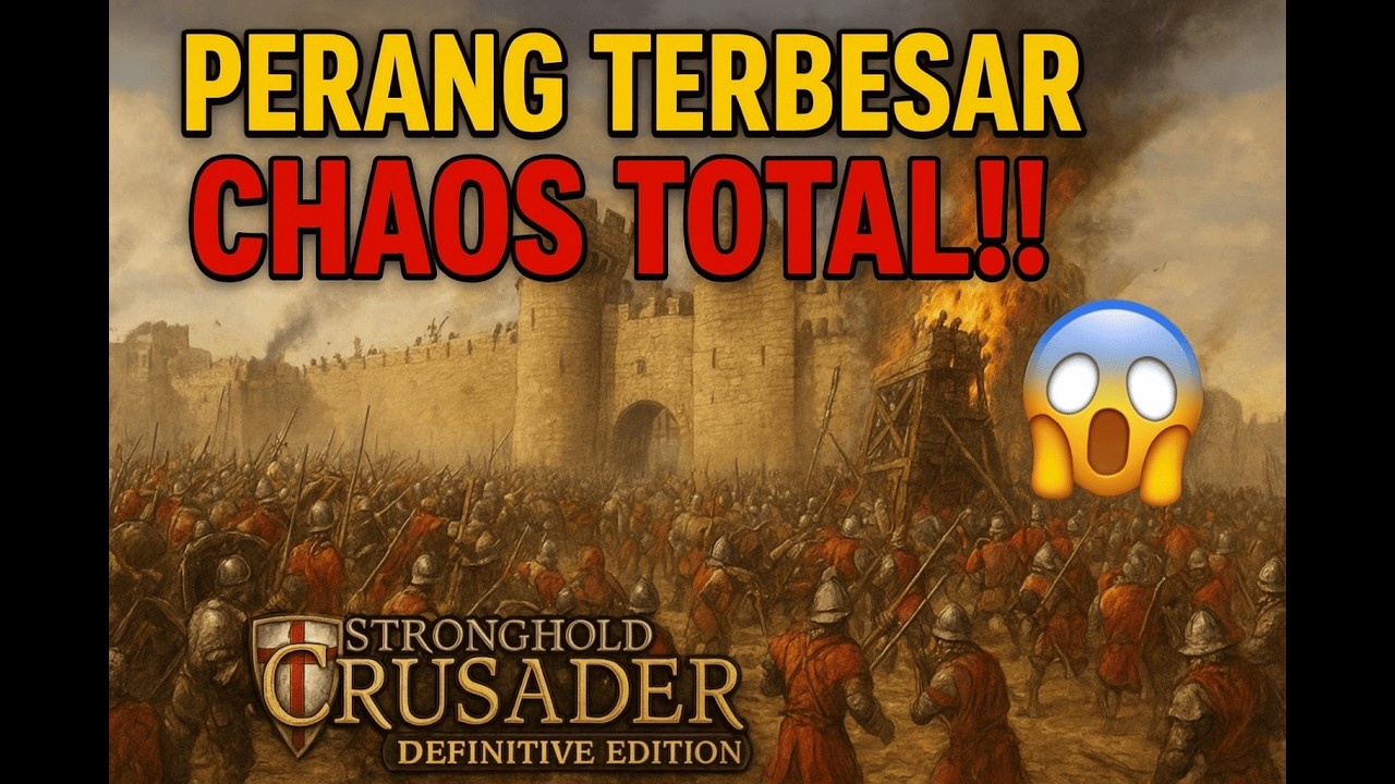 FIRST MISION 1 - 3 VERY HARD l STRONGHOLD CRUSADER HD DEFENITIVE EDITION