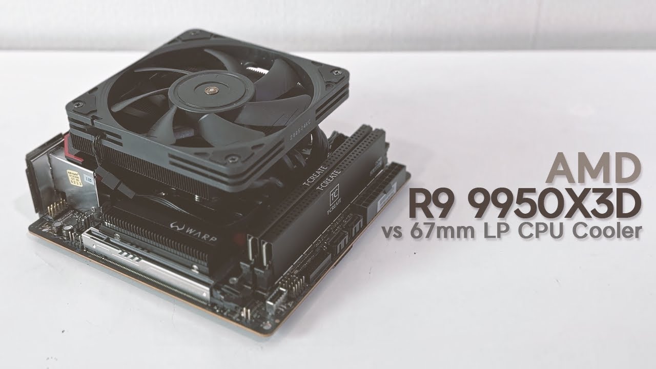 Ryzen9 9950X3D vs 67mm LP Cooler | ID-COOLING IS67XT